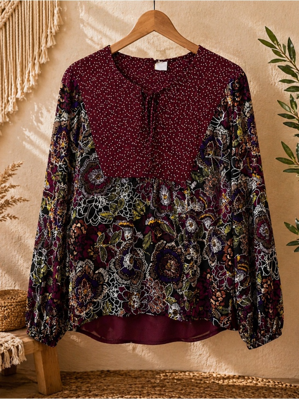 Westbound Women’s Floral‎ Print Long Sleeve Size XL Top